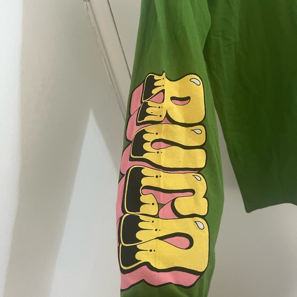 RVCA Olive Graphic Long Sleeve Tee - Picture 2 of 5